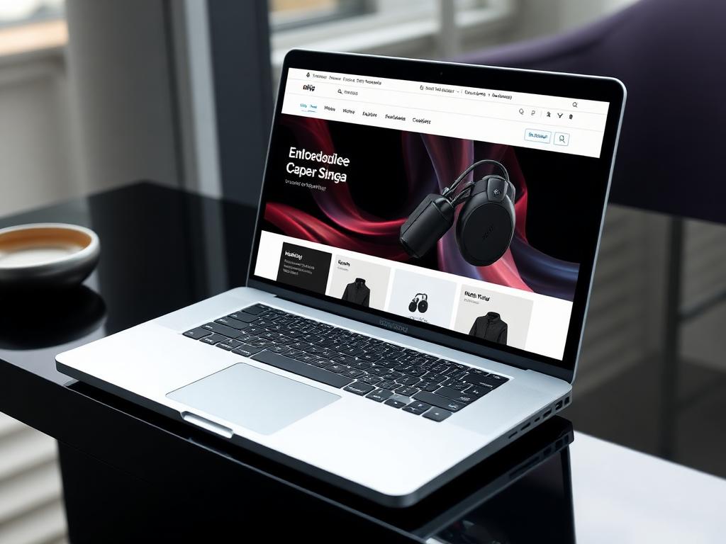 Mockup do projeto E-commerce Premium